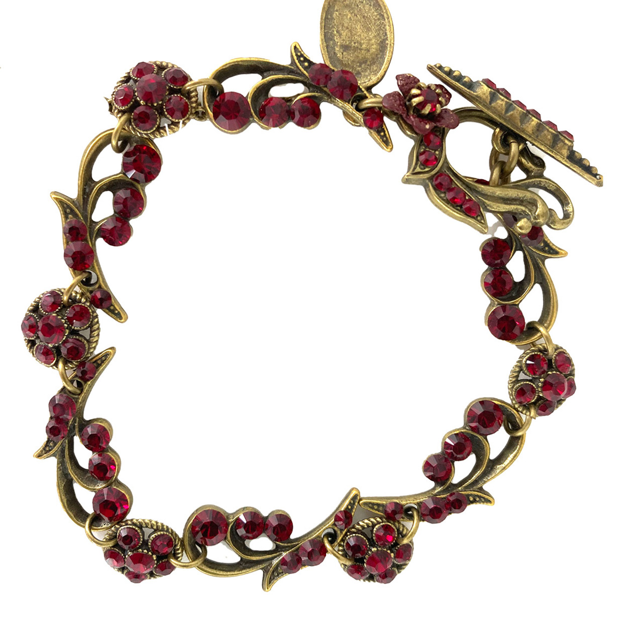 Red Crystal Bead Anklet – Kattam